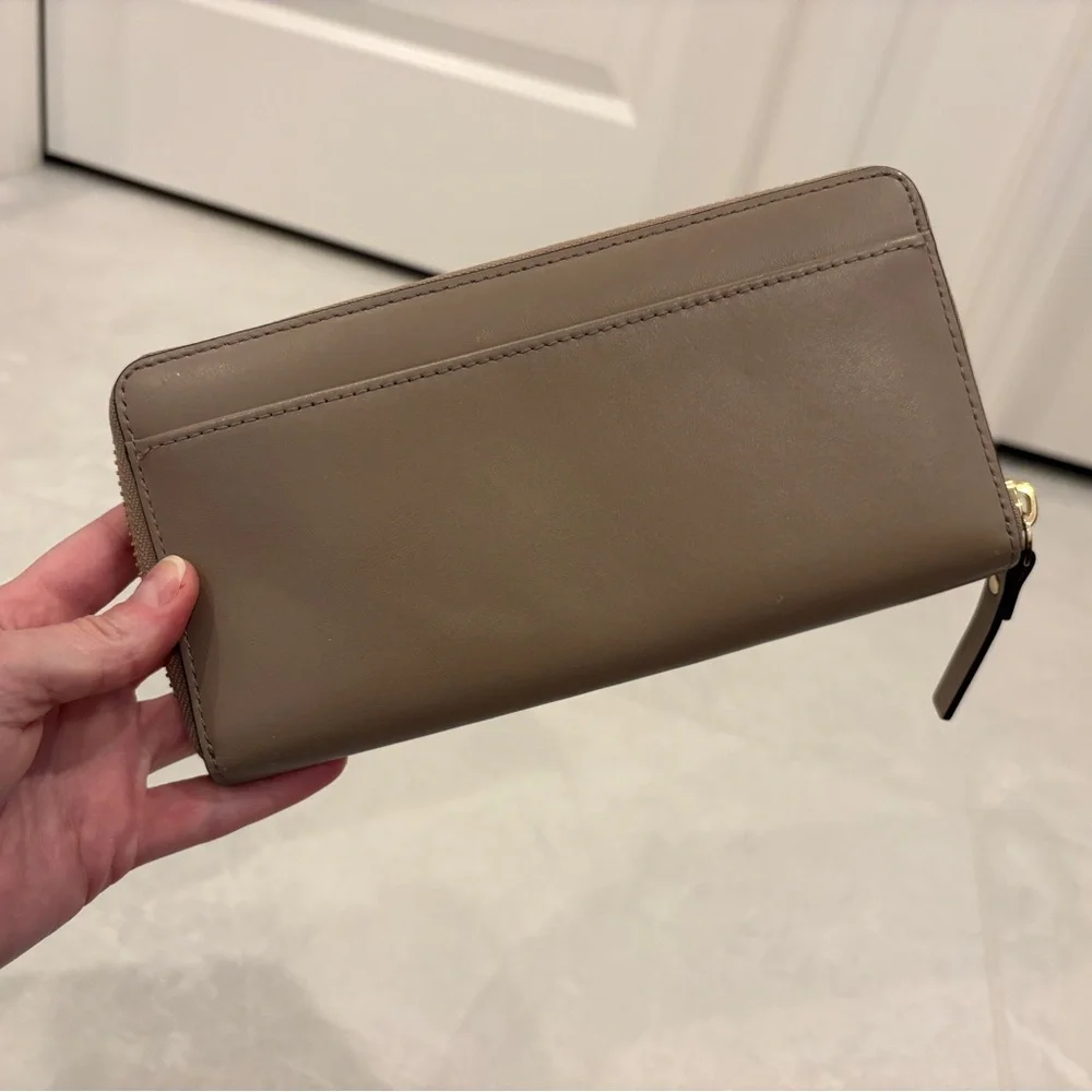 Kate Spade Hanover Street Lacey Wallet with Bow Putty Black
